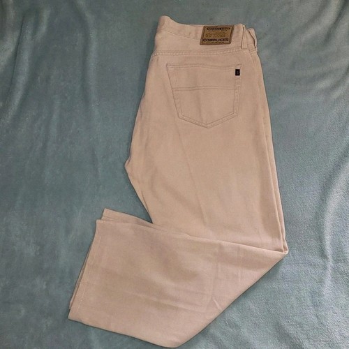 Jeans pants vintage beige - jeans,