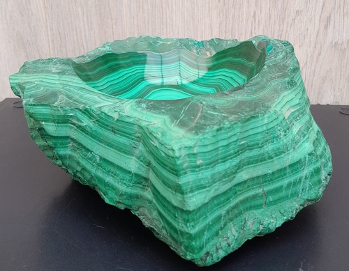 Malachite brute polie - 5,8,