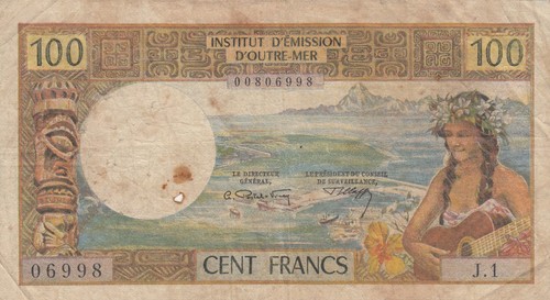 Nle calédonie 100 francs - francs,