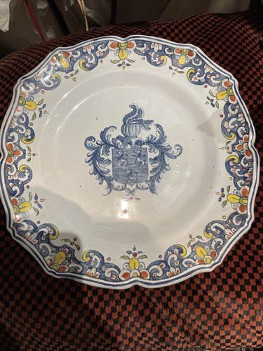 Ancienne assiette faïence - assiette,