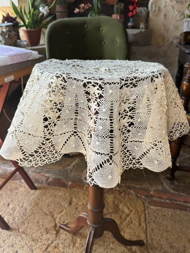 Dentelle ancienne rosace - dentelle,