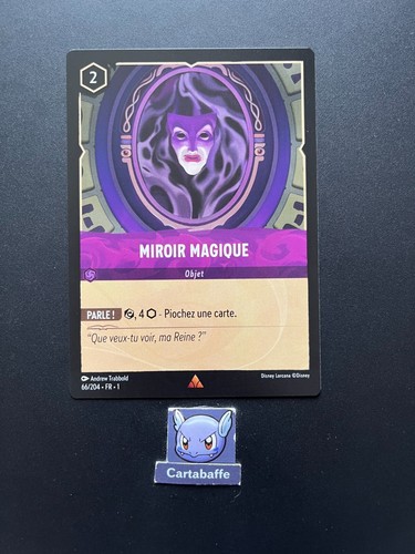 Carte lorcana miroir - lorcana, magique