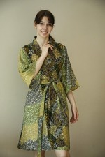 Pure Soie Midi Kimono Robe
