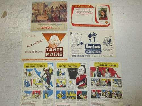 Lot anciens buvards - lot, 7