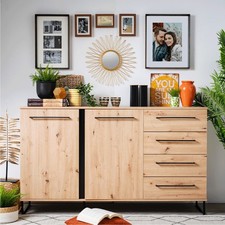 Buffet massif bois commode - massif,