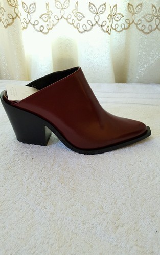 Zara leather high heeled - zara,