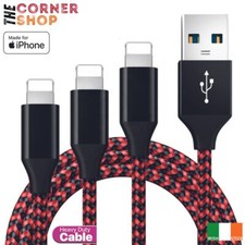 Câble De Charge Robuste Pour Chargeur iPhone USB Rapide Apple 12 13 14 Pro Neuf