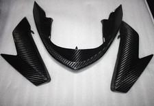 TÊTE DE FOURCHE FRONT FAIRING SUZUKI BKING B KING B-KING CARBONE BRILLANT