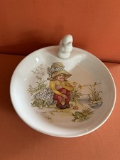 Ancienne assiette chauffante bébé  R SAND.    Révol France