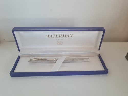 Waterman f argent massif - argent,