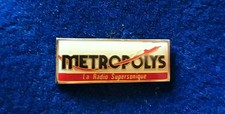 RARE PINS RADIO METROPOLYS FM MÉDIA