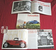 L'automobiliste N°45 : la Ford V8 ,  les rumplers 1921-1924   moto Majestic