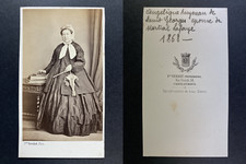 Verdot, Châteauroux, Angélique Bruyneau de St Georges Vintage cdv albumen print.