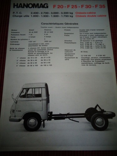 Pub camion hanomag - camion, 52