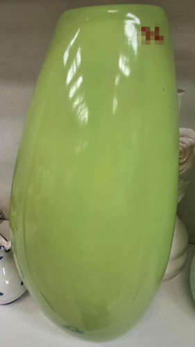 Grand vase verre vert - verre,