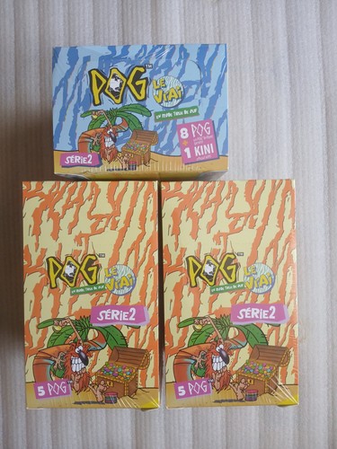 Lot boites pogs - de, de