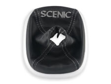 RENAULT SCENIC 2 II SOUFFLET LEVIER DE VITESSE EN CUIR BRODERIE FIL GRIS