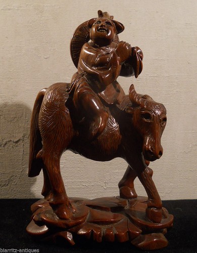 Sculpture cambodgienne bois - en,