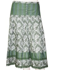 CHIPIE jupe verte imprimée