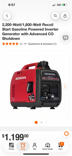 Honda eu2200i 200w portable - eu2200i,