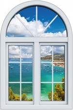 Sticker Fenêtre trompe l'oeil