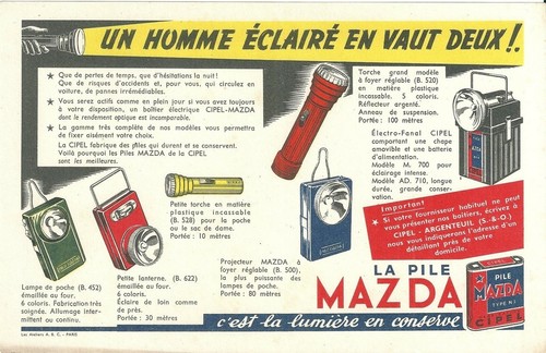 Buvard pile mazda - buvard,