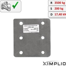 Plaque de réglage en hauteur