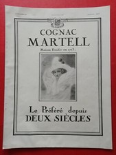 Publicité 1931 COGNAC MARTELL