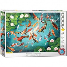 Puzzle - Poissons Koi - 1000 Pièces