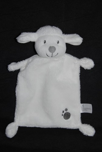 Doudou plat mouton blanc - 🍀doudou,