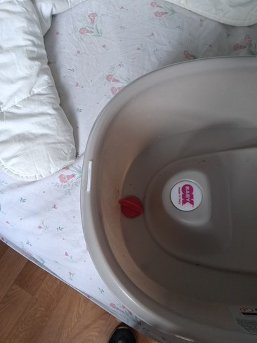 Baignoire bébé beige - , avec