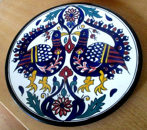 Ancien grand plat décoratif