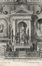 CPA PARIS NOTRE DAME DES VICTOIRES/8 PLA DES PETITS PERES/1919 OCT/NON OBLITEREE