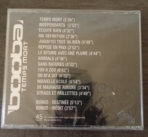 Booba temps mort neuf - mort,