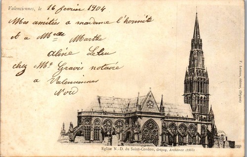 Valenciennes carte postale - 59,