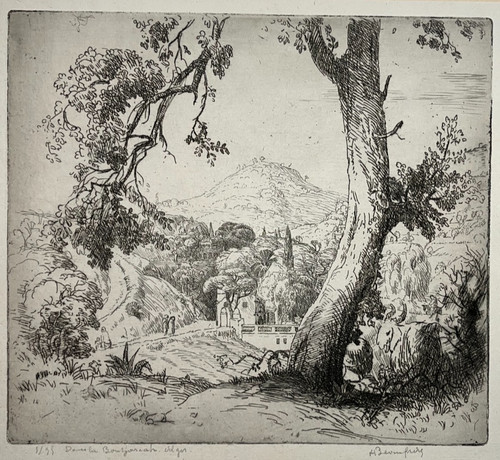 Bouzareah alger gravure eau - alger,