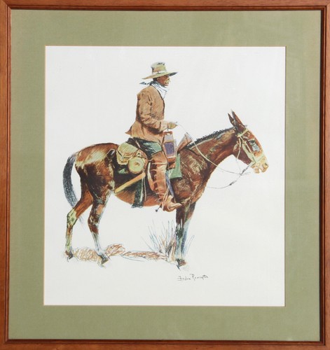 Frédéric remington cowboy - frédéric, remington,