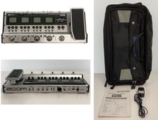 Utilisé Zoom G5 Multi Effets Pédale pour Guitare Électrique W/AC Adaptateur,