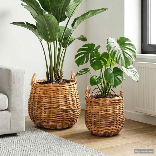 Panier plantes avec - plantes,