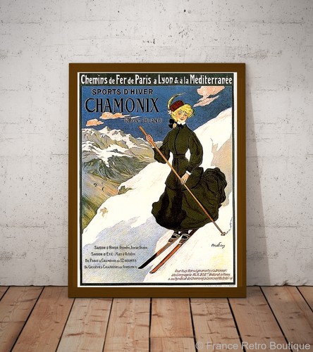 Chamonix lady vintage ski - chamonix,