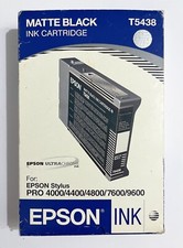 EPSON T5438 110 ml Matte Black Stylus Pro 4000 4800 4880 7600 9600 10/2007