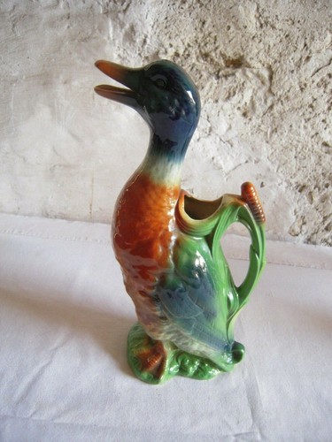 Ancien pichet canard - pichet, barbotine