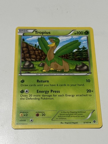 Tropius 101 uncommon pokemon - tropius, 5/101