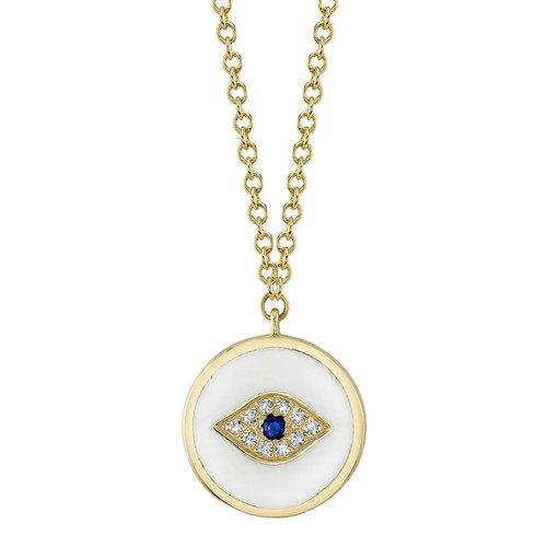 Collier pendentif émail - collier,