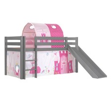 Pack - Lit Enfant, Tente & Tunnel "Pino Princesse" Gris