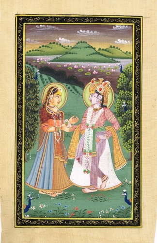 Religieux peinture radha - religieux,
