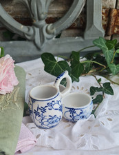 ANCIENNE PETITE SALIERE POIVRIERE  BLEU