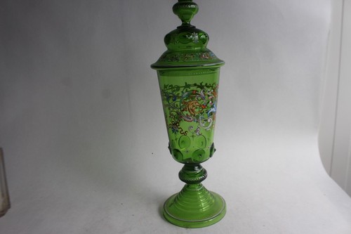 Vase couvert cristal - , vert