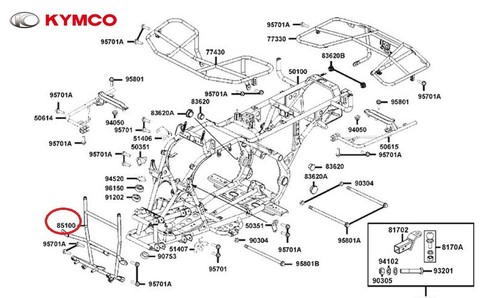 Neuf oem kymco - oem, avant