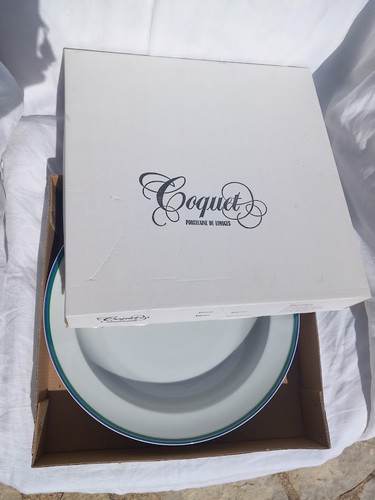Assiettes plates coquet - assiettes,